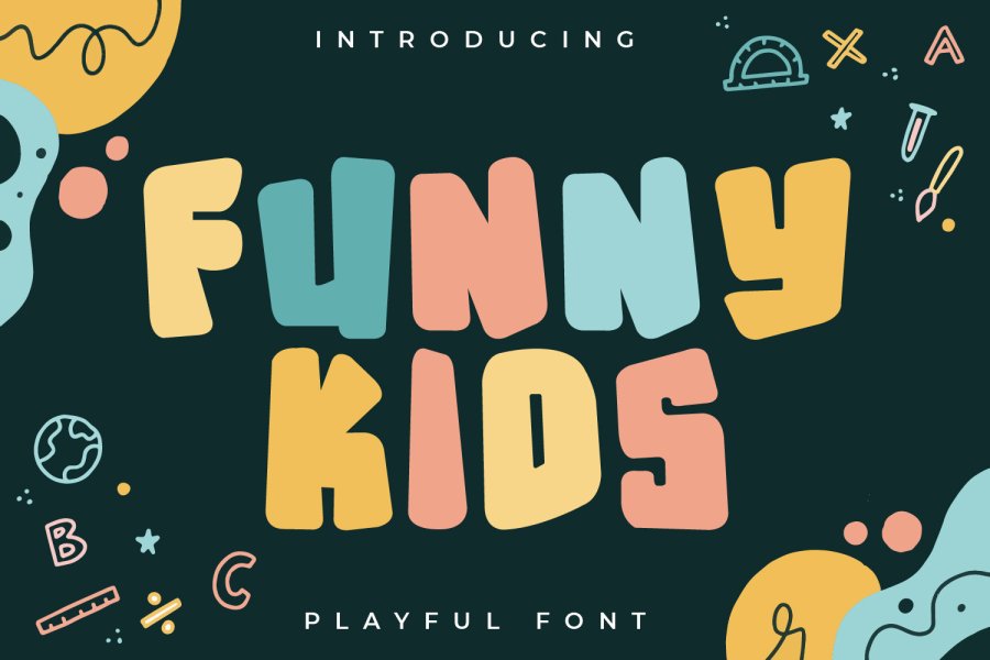 Funny Kids Display Font