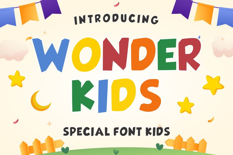 Wonder Kids Display Font