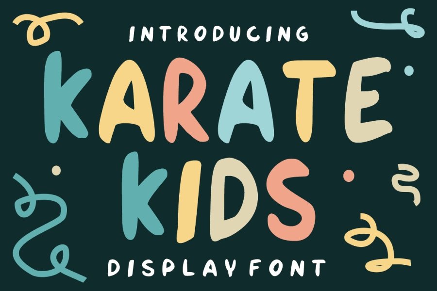 Karate Kids Display Font