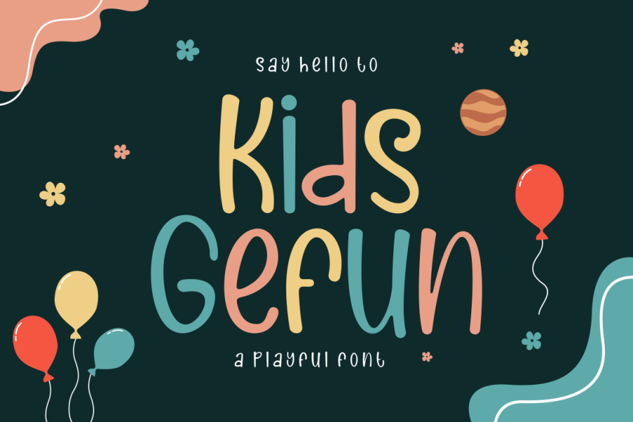 Kids Gefun Bold Display Font