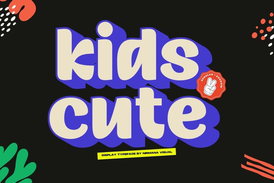 Kids Cute Playful Sans Serif Font