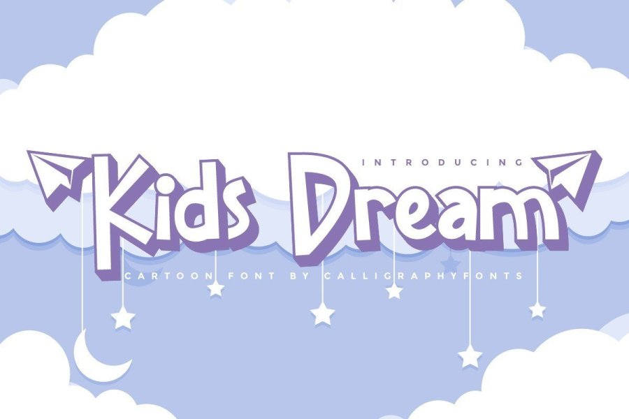 Kids Dream Cartoon Font