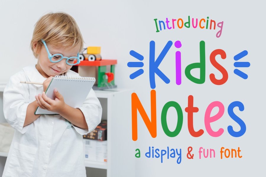 Kids Notes Handwriting Font