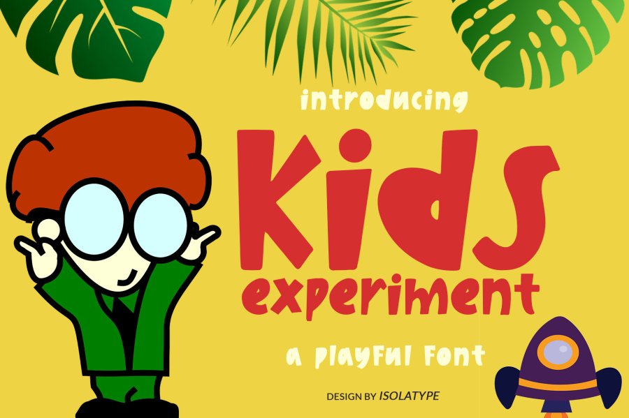 Kids Experiment Display Font