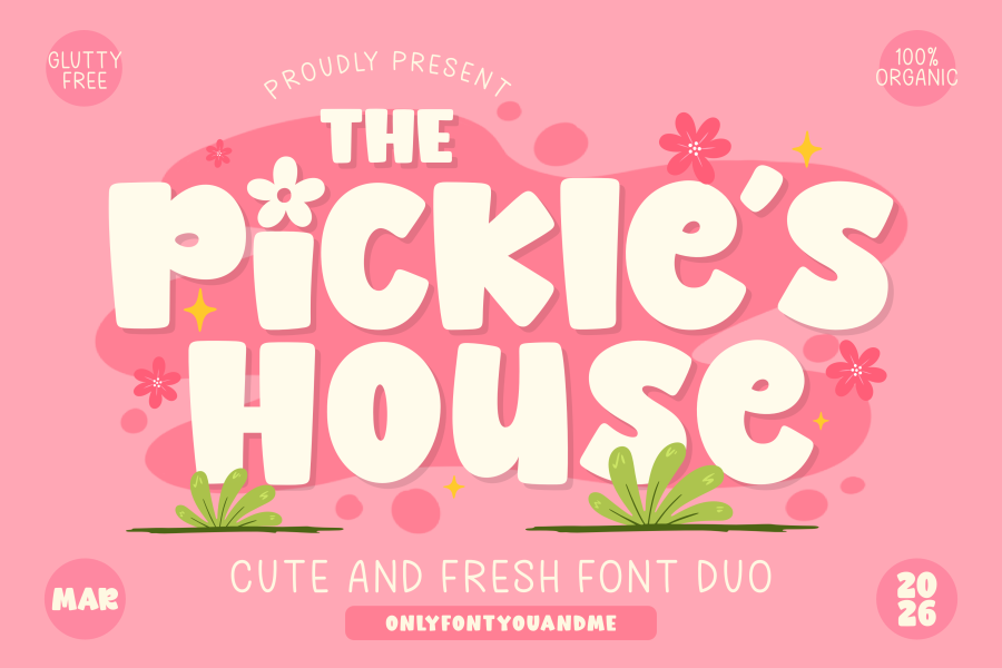 The Pickles House Font Duo