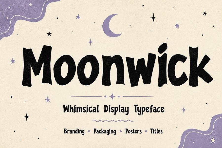 Moonwick Whimsical Display Font