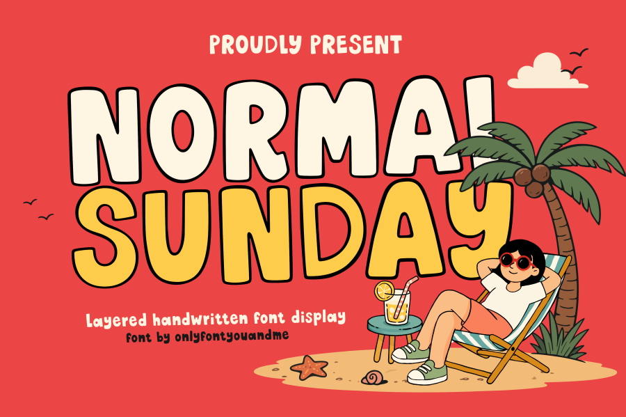 Normal Sunday Handwritten Display Font