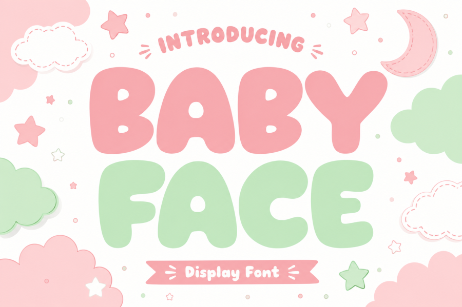 Baby Face Playful Display Font