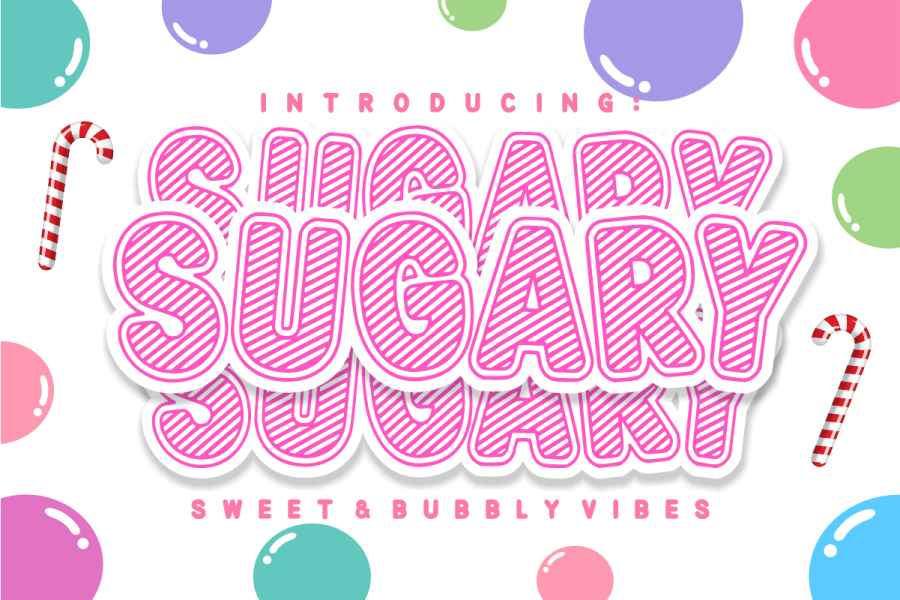 Sugary Sweet Kids Display Font