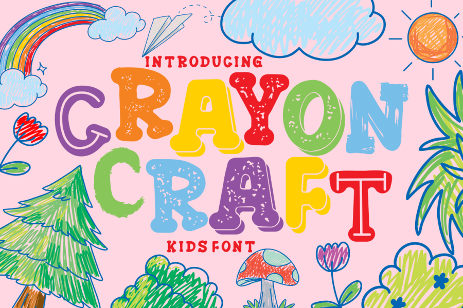 Crayon Craft Kids Font