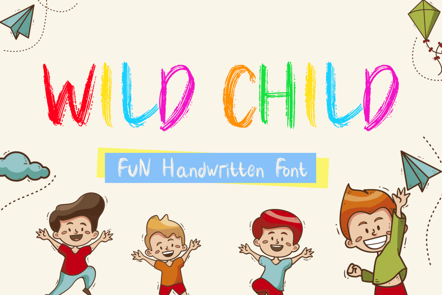 Wild Child Display Font