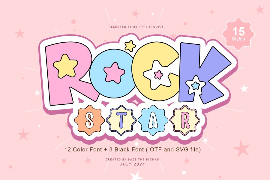 Rock Star Decorative Font