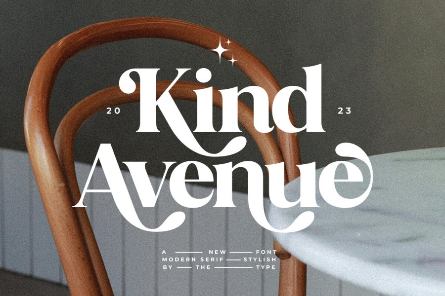 Kind Avenue Retro Serif Font