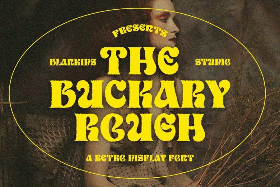 Buckary Retro Display Font