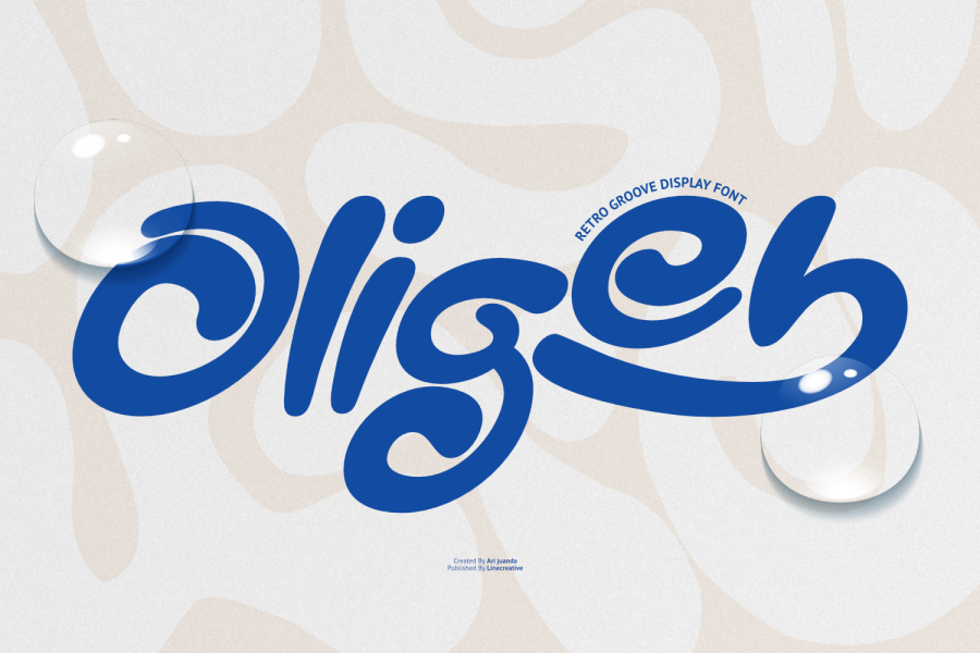 Oligeb Retro Groove Display Font