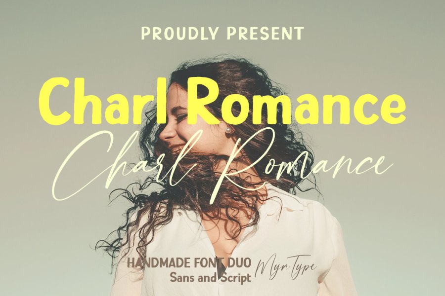 Charl Romance Handcrafted Duo Font