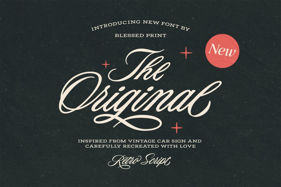 Original Vintage Script Font