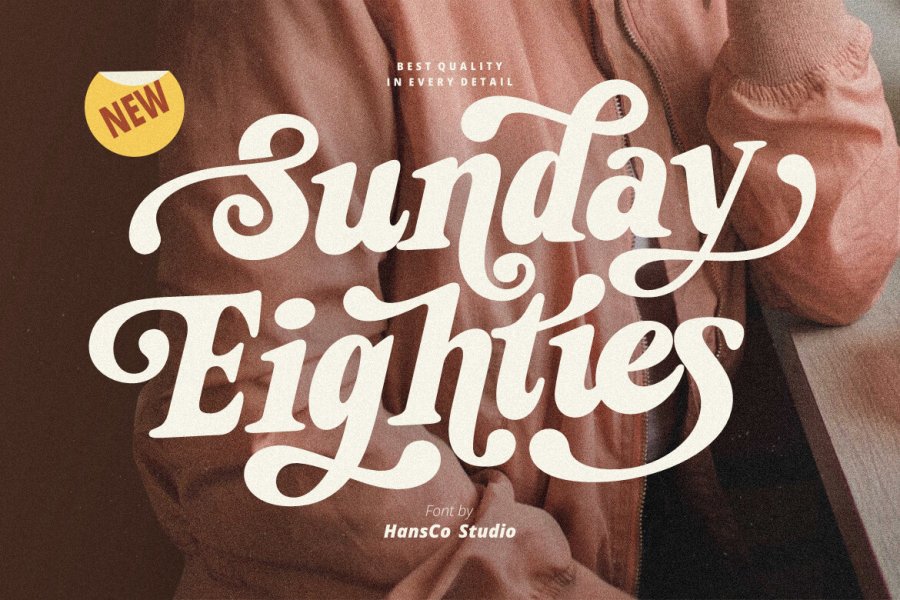 Sunday Eighties Retro Serif Font