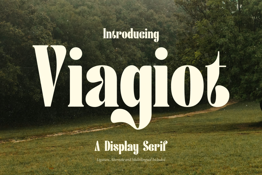 Viagiot Display Serif Font
