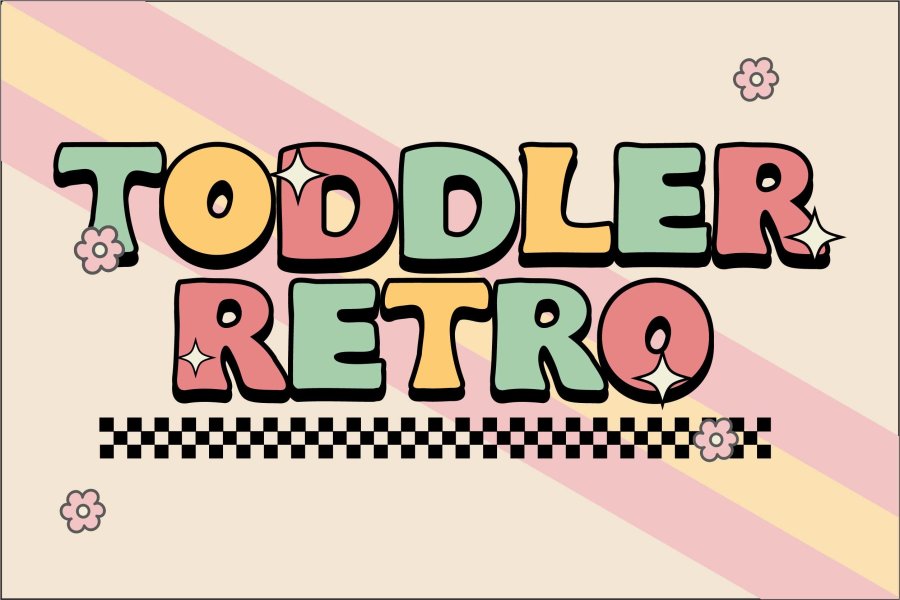Toddler Retro Display Font