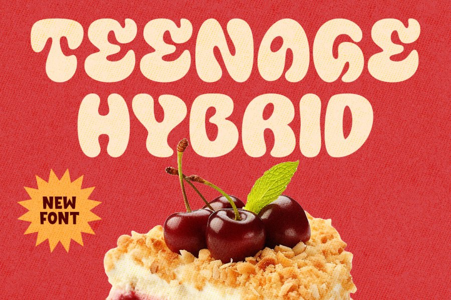 Teenage Hybrid Retro Font