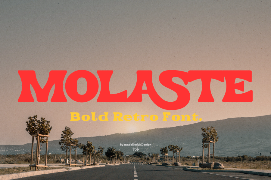 Molaste Retro Serif Font