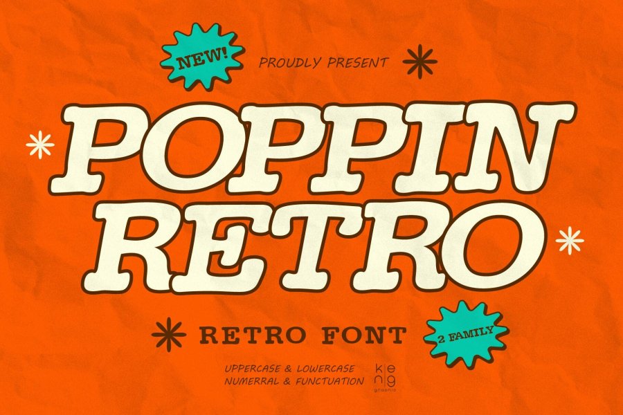 Poppin Retro Font