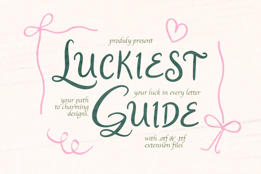 Luckiest Guide Handwritten Font