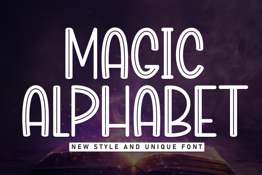 Magic Alphabet Display Font