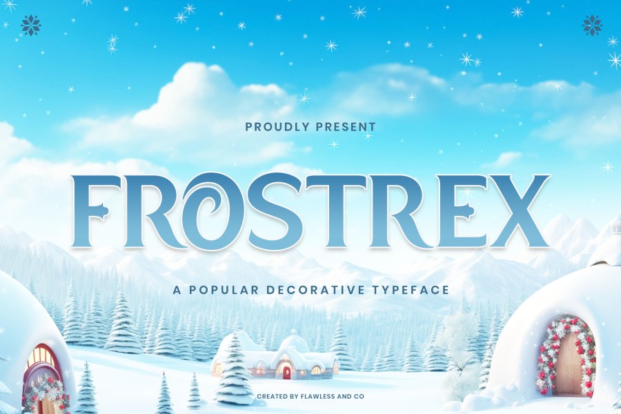 Frostrex Magical Display Font