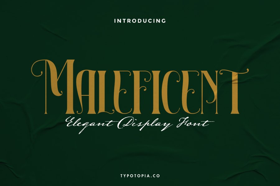 Maleficent Display Font