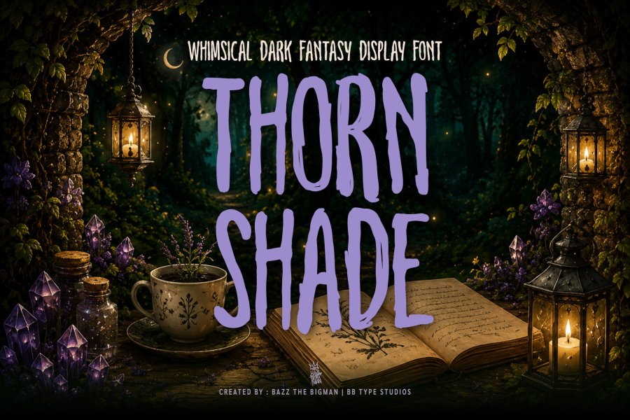 Thorn Shade Dark Fantasy Font