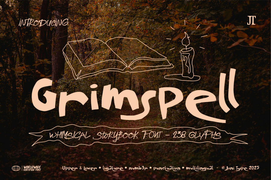 Grimspell Magical Display Font