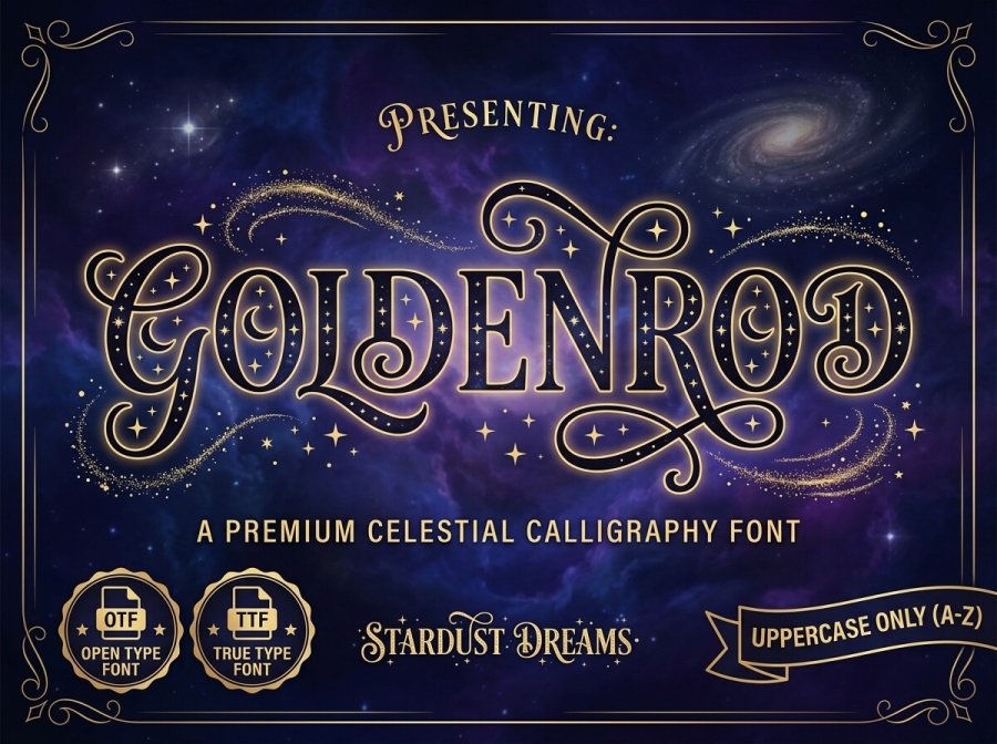 Goldenrod Display Font