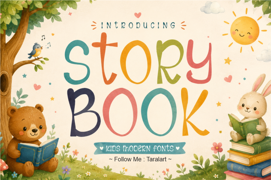 Storybook Kids Handwritten Font