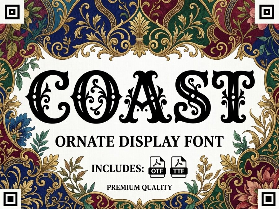 Coast Vintage Display Font