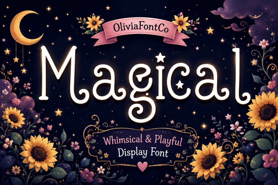 Magical Swash Display Font
