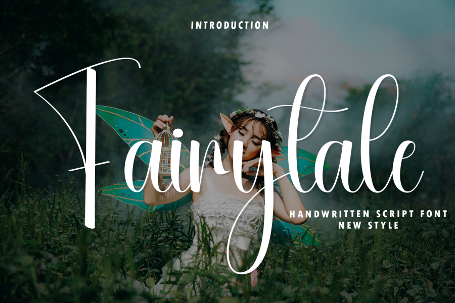 Fairytale Elegant Handwritten Script Font