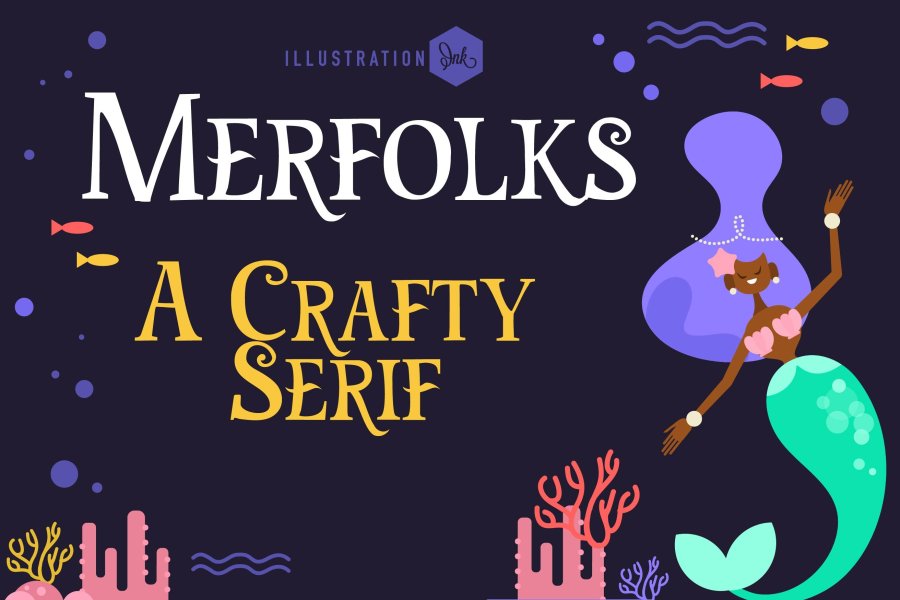 Merfolks Fantasy Serif Font