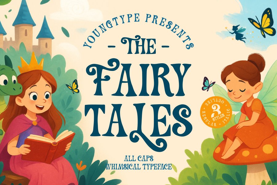 The Fairy Tales Whimsical Typeface
