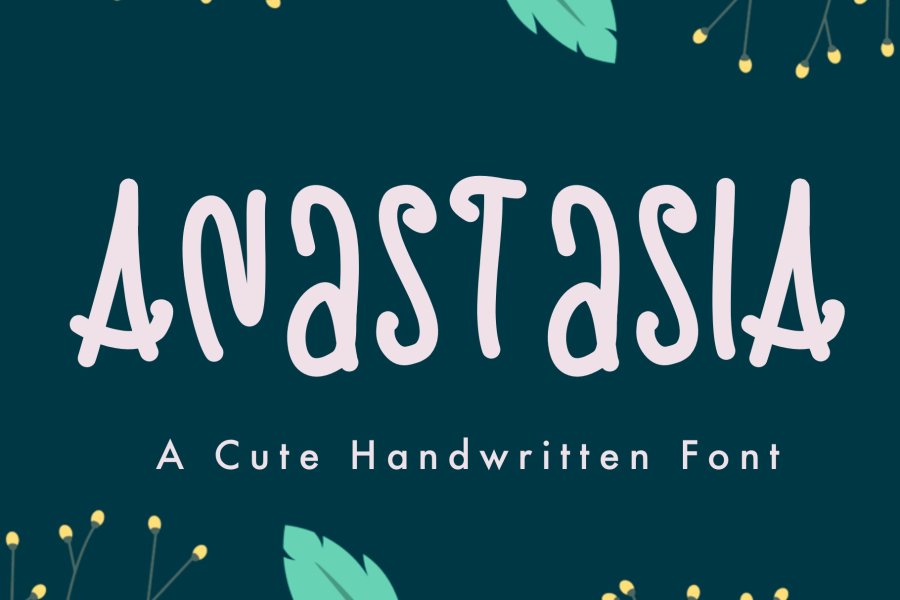Anastasia Handwritten Font