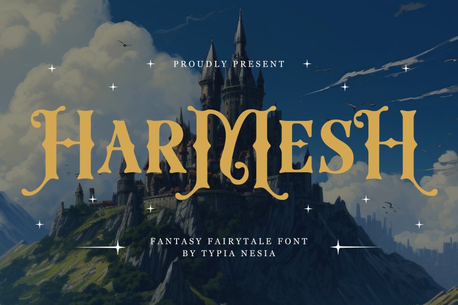 Harmesh Fantasy Fairytale Typeface