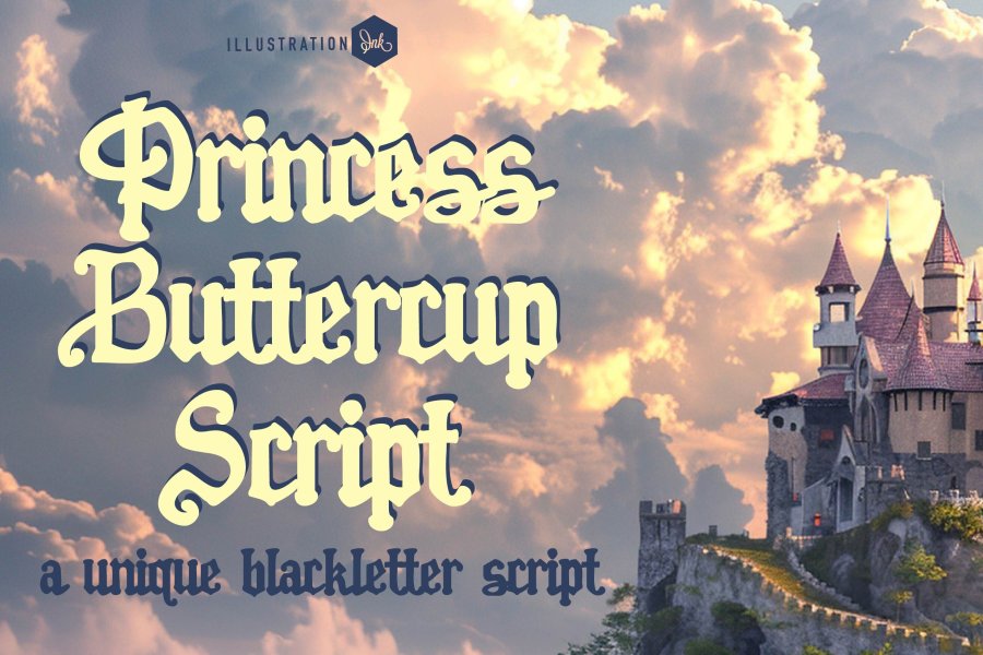 Princess Buttercup Script Font