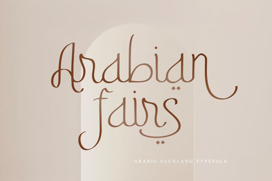 Arabian Fairs Arabic Font