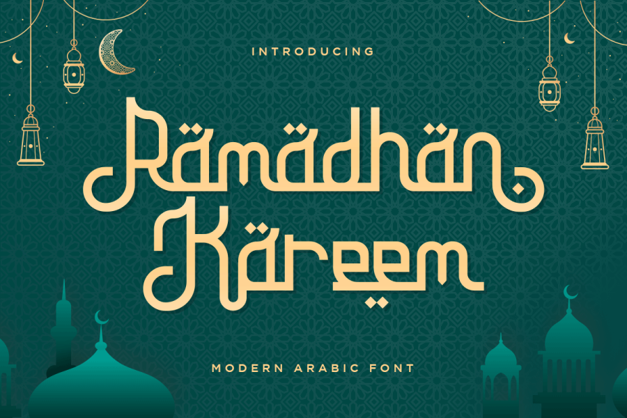 Ramadhan Kareem Arabic Font