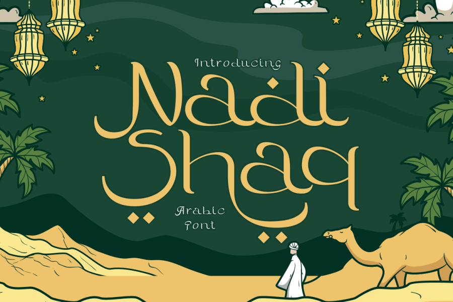 Nadishaq Arabic-Inspired Typeface