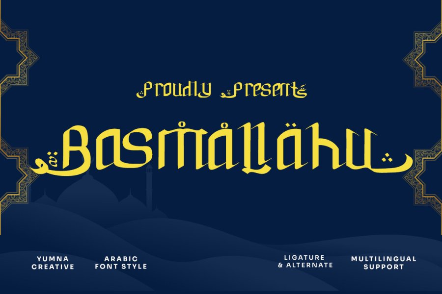Basmallahu Arabic Calligraphy Font