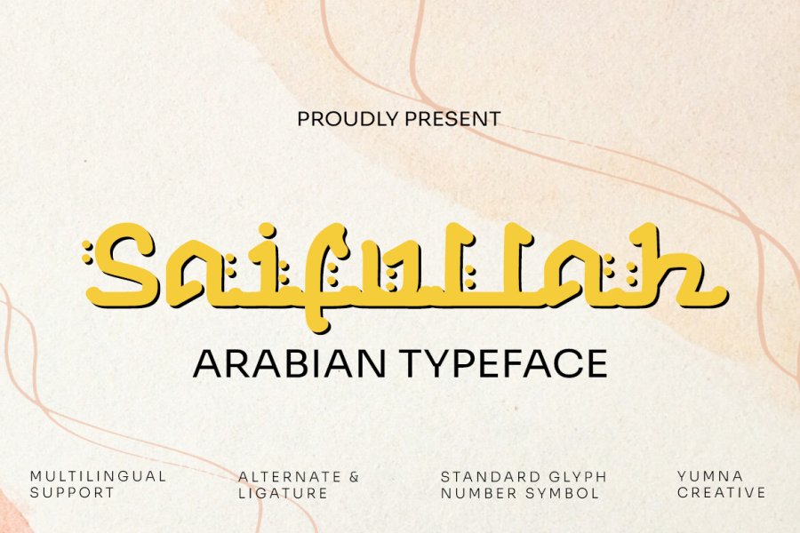 Saifullah Arabic Calligraphy Font