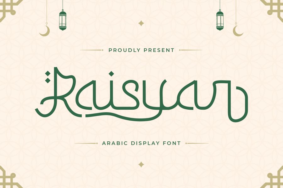 Raisyar Arabic Display Font