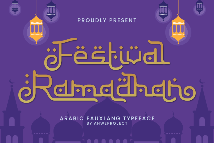Ramadan Festival Display Font